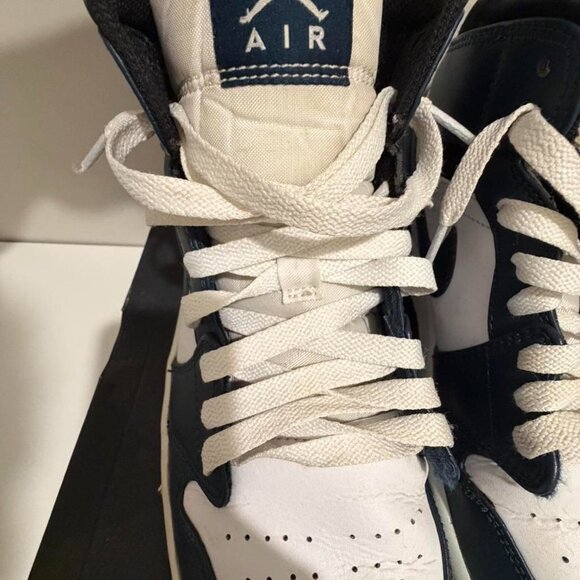 Jordan Men's Navy and Blue Trainers - Picture 4 of 6